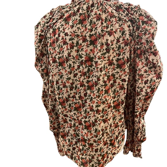 NWT Free People Floral Button-down - Picture 3 of 3